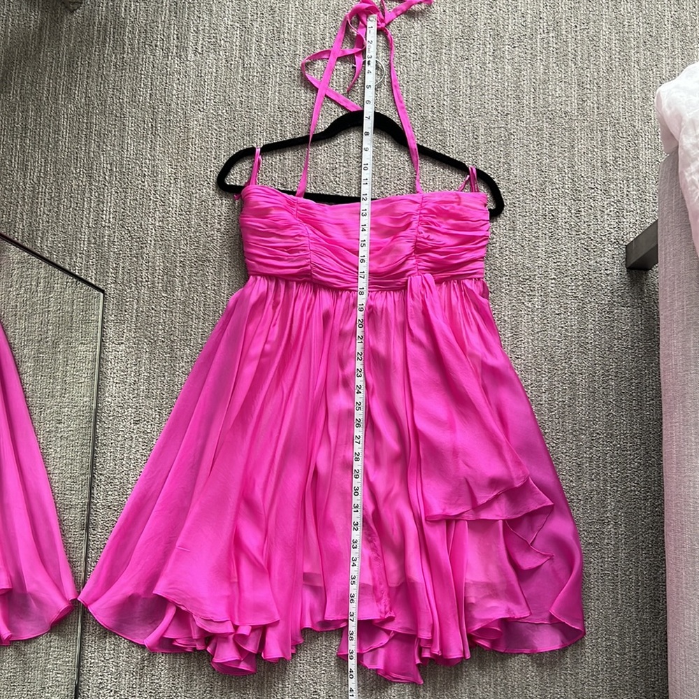 Alice + Olivia Pink Chiffon Dress - Picture 5 of 5